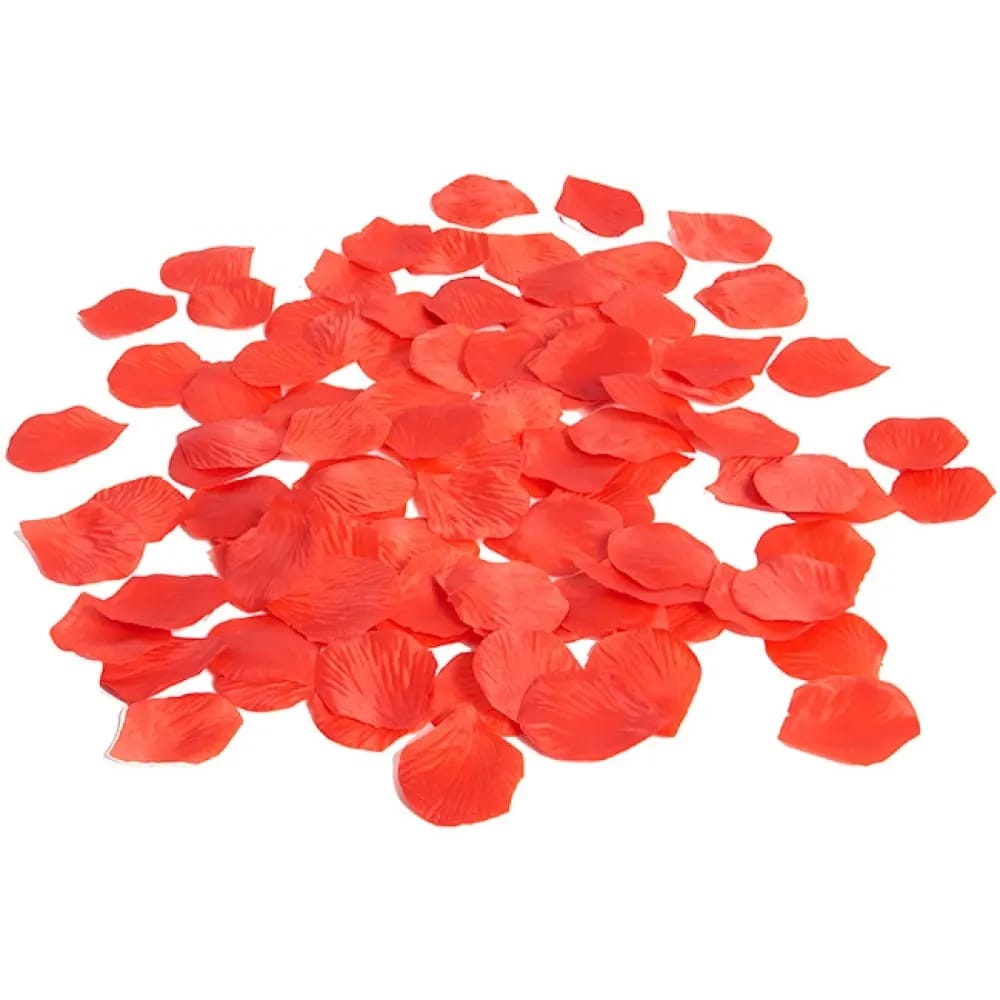 Red rose petals